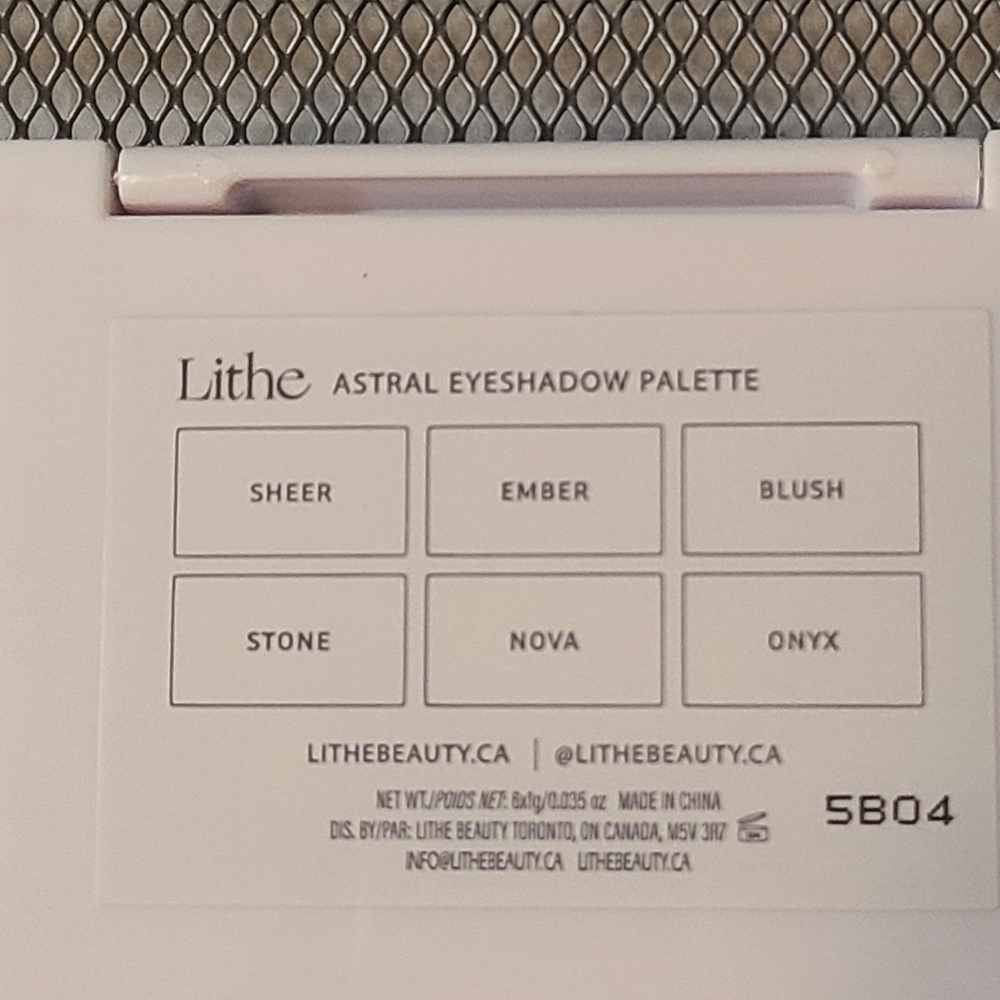 Lithe Eyeshadow Palette - Neutral and Pink 6 Shades NWOB RV $34 - Picture 8 of 9